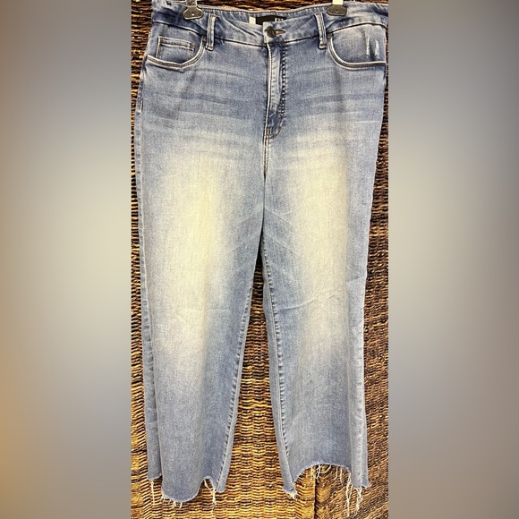Kut from the Kloth Denim - Kut from the Kloth-‎ Womens Classic Blue Jeans- Size:14L, Meg Fab AB Wide Leg